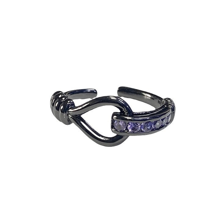 Asterism High Sense Dark Style Female Trendy Rings