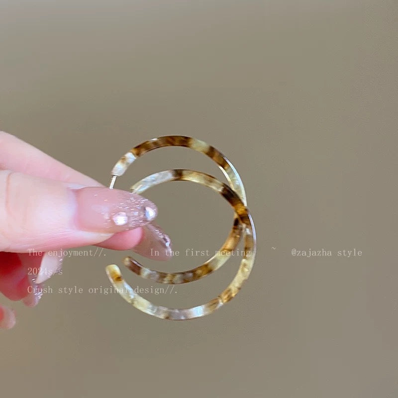 Simple Large Circle Female High Sense Ear Earrings