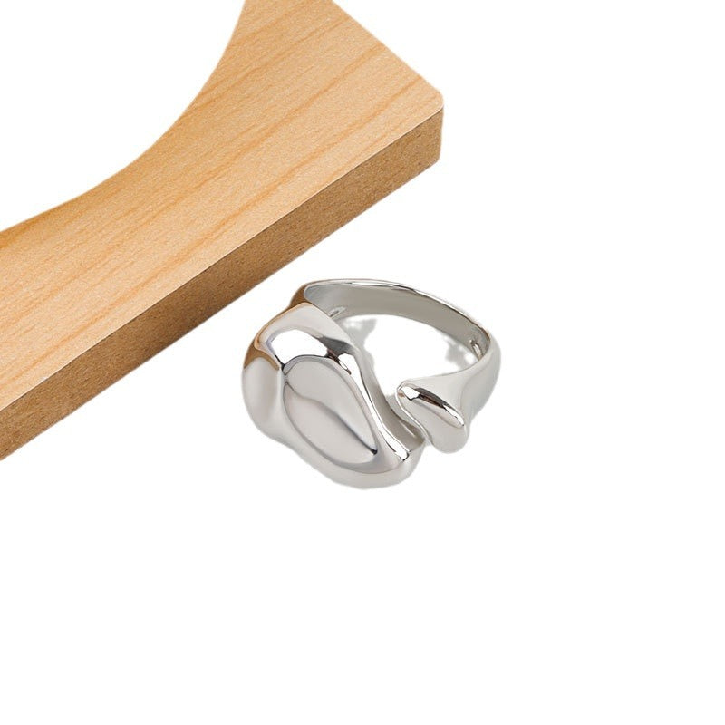 Women's Style Jewelry Niche Design Minimalist Irregular Rings