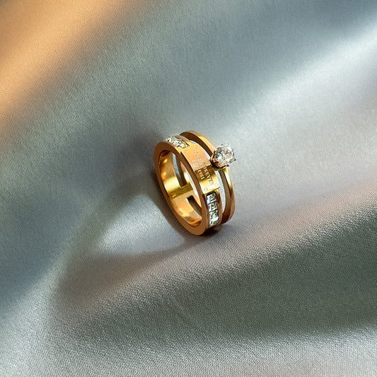 Women's Zircon Index Finger Light Luxury Cool Rings