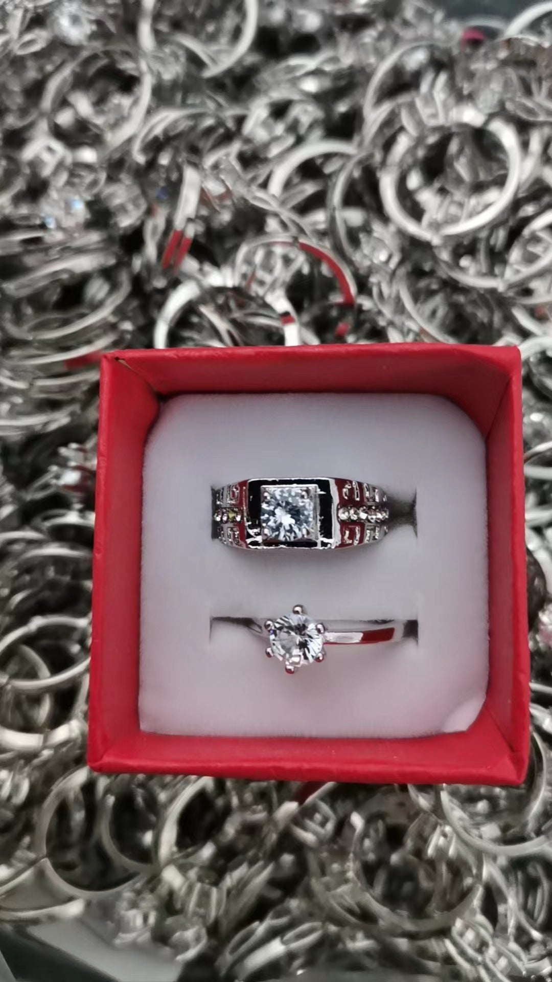 Jewelry Open Simple Advanced Imitation Diamond Plated Not Rings
