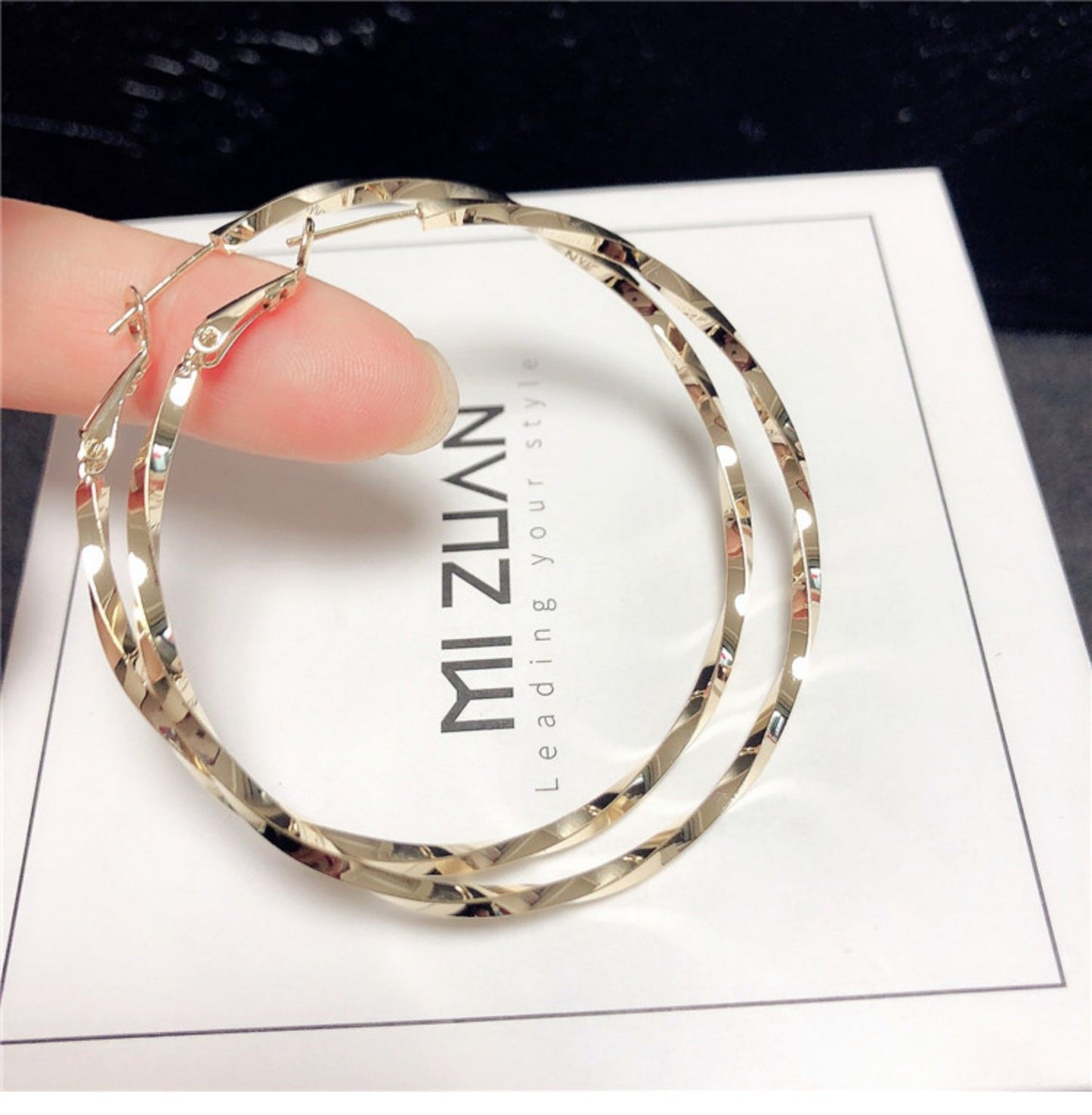 Women's Fashion High Profile Large Simple Graceful Earrings