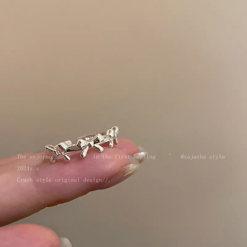 Female Summer Light Luxury High Sense Rings