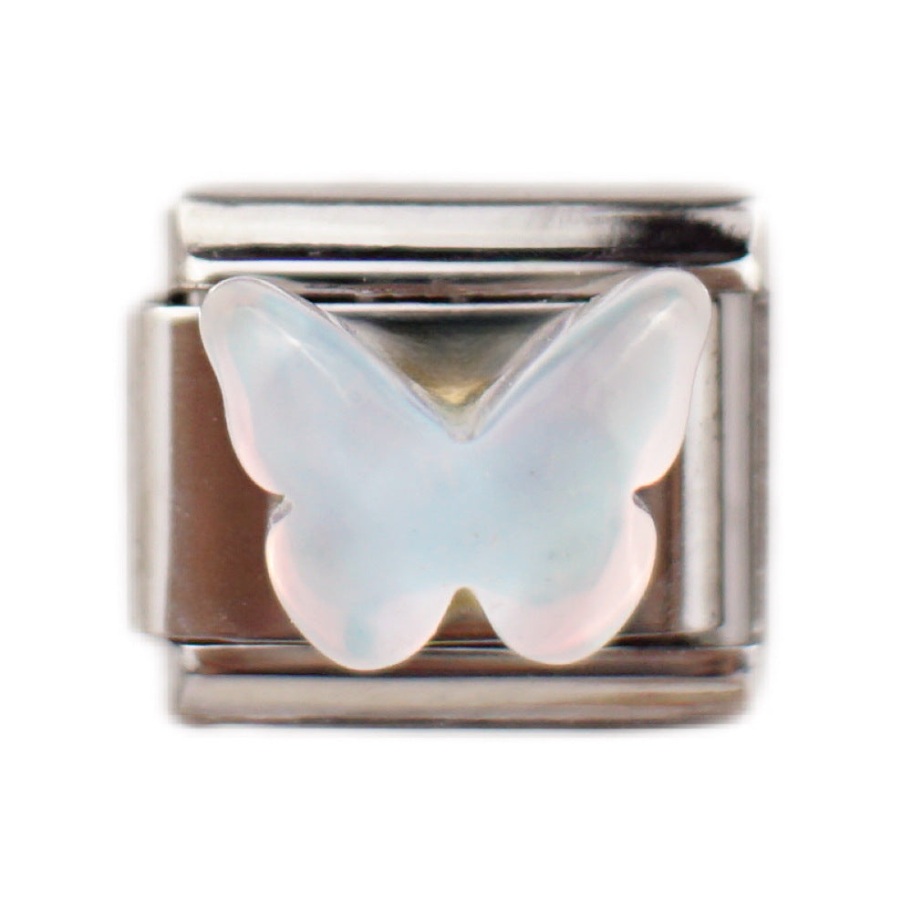 Stainless Steel Charm Bow Love Module Bracelets