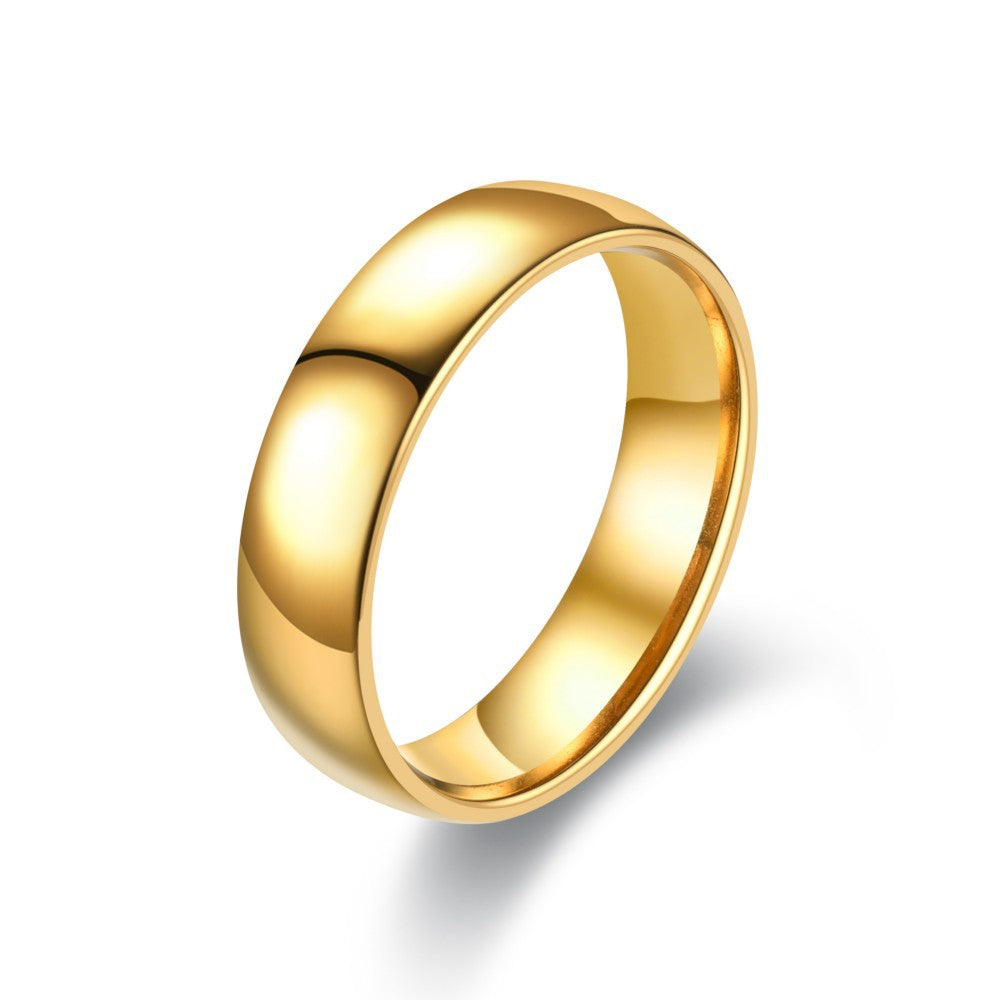 Room Gold Matte Zircon Couple Source Rings