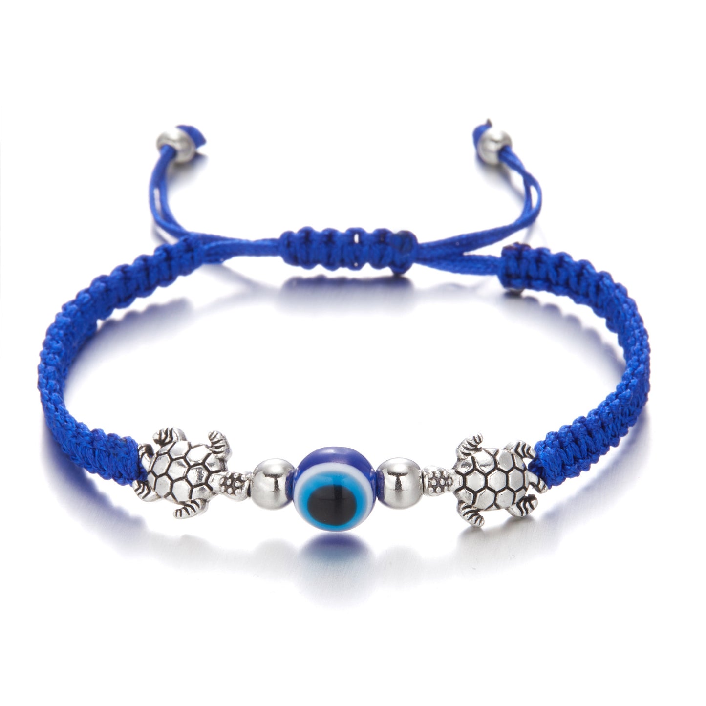 Women's Evil Eye Palm Blue Red Rope Bracelets