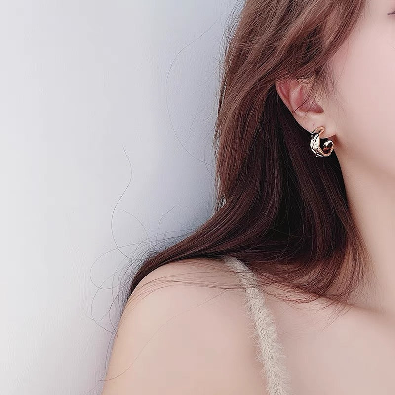 Fashion High Sense Light Luxury Temperament Eardrops Earrings