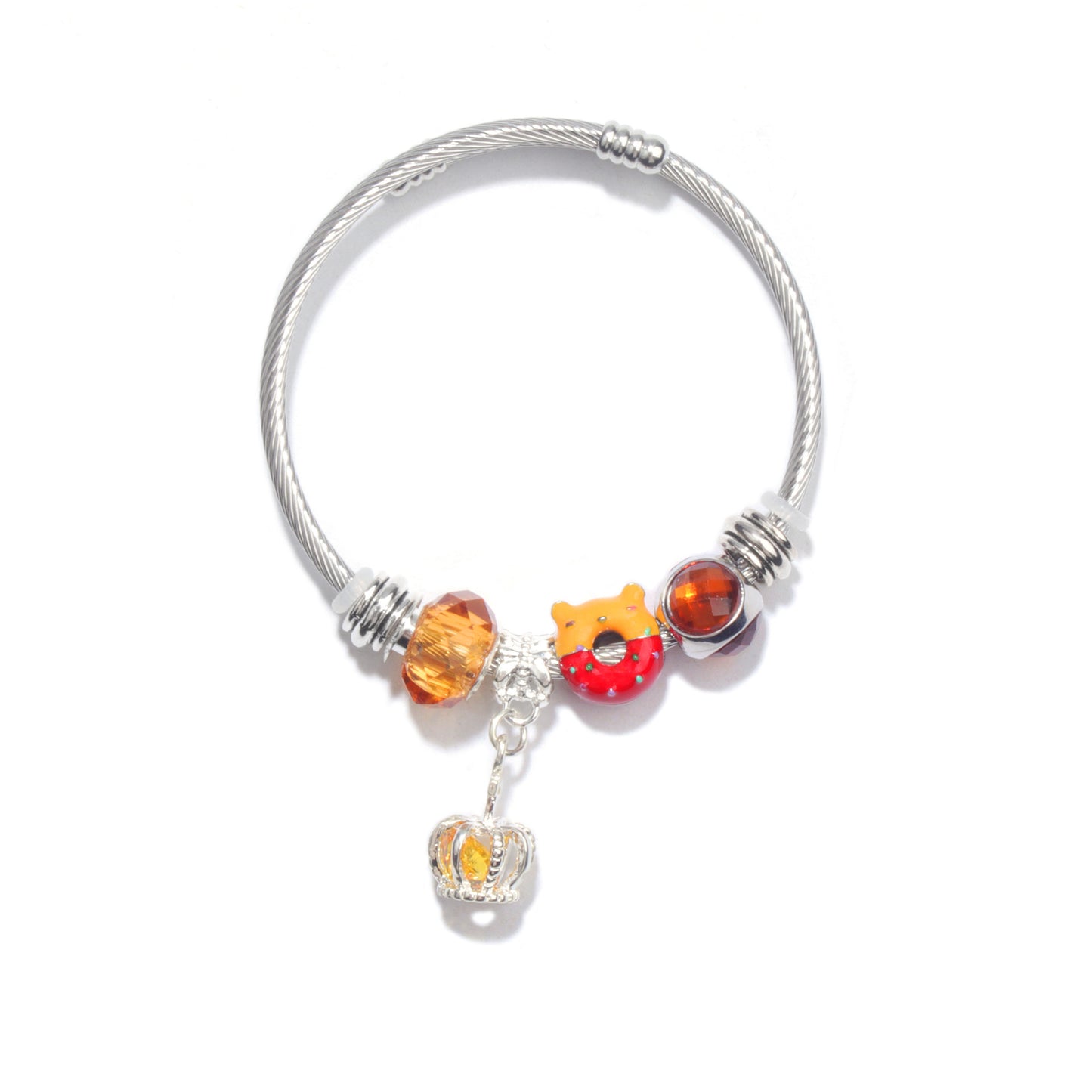 Cute Fresh Crown Beaded Fashion Beautiful Bracelets