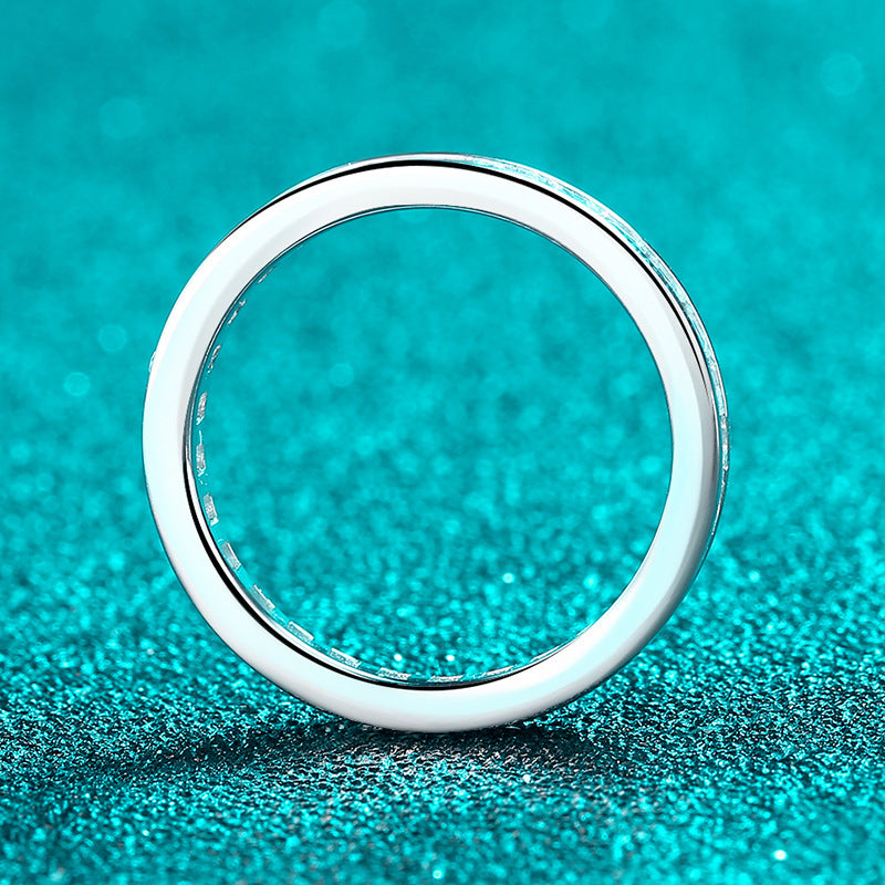 Women's Moissanite Square Stackable Exquisite Small Everyday Rings