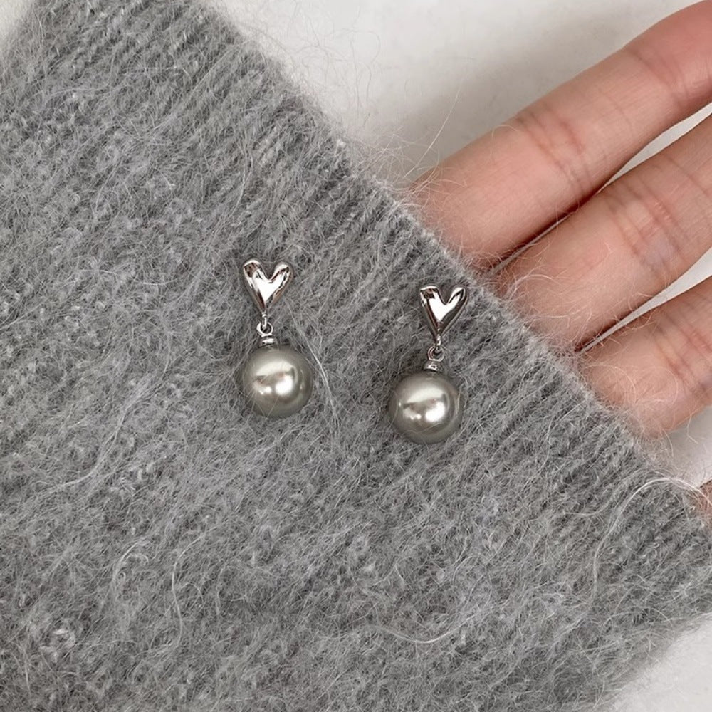 Women's Style High-grade Pearl For Sterling Sier Earrings
