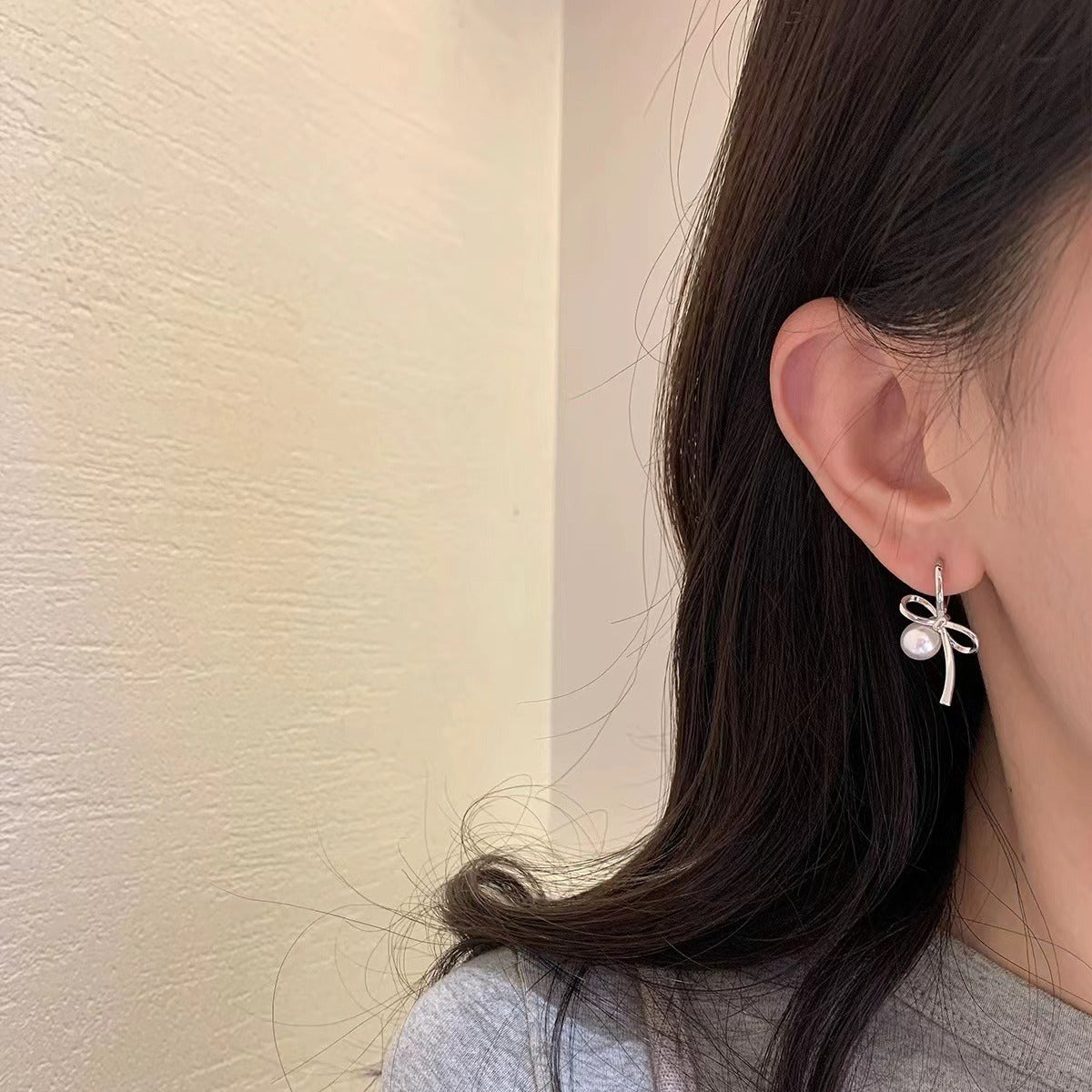 With Ear Clip Store Ballet Style Earrings