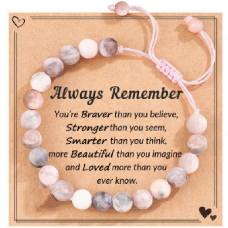 Heart Magnetic Powder Zebra Adjustable Hand Bracelets