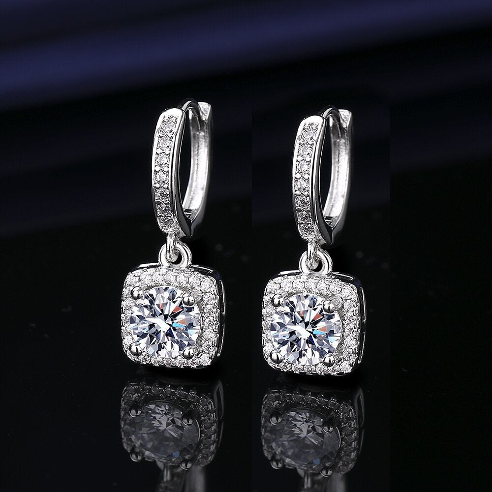 Women's Broadcast Fashion Popular Princess Square Bag Earrings