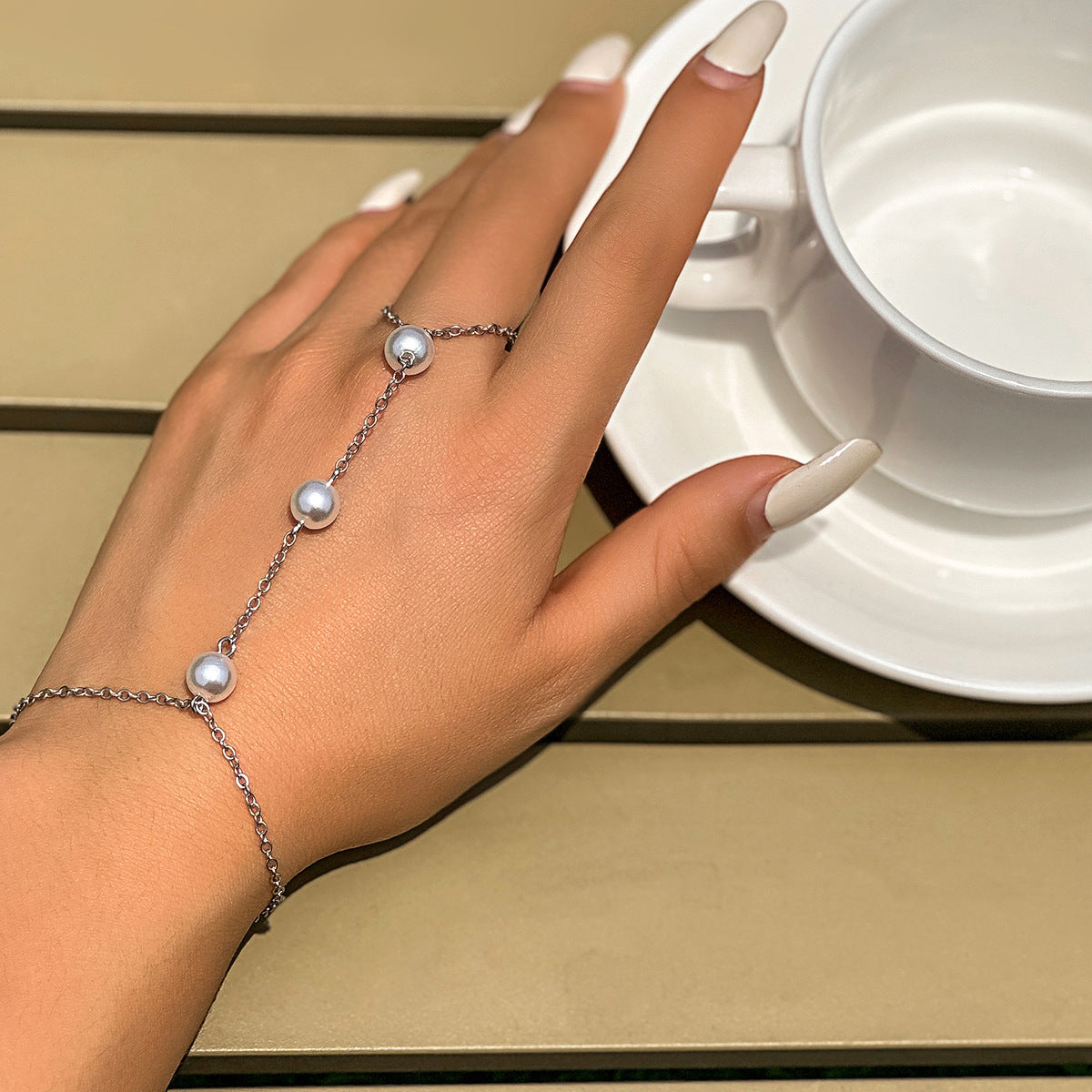 Ornament Ethnic Style Rhinestone Beach Chain Bracelets