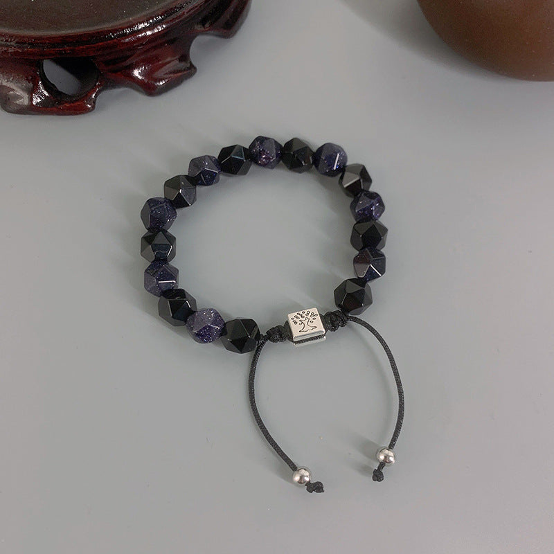 Men's Green Light Luxury Couple Minority Simple Bracelets