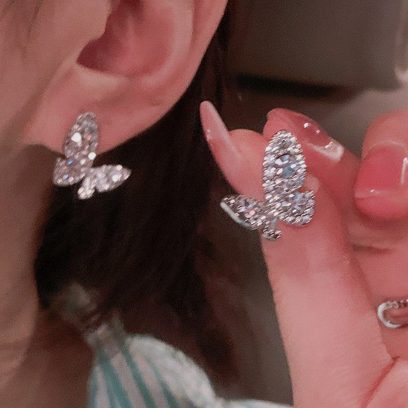 Women's Butterfly Gentle Generous Niche Temperament Sweet Earrings