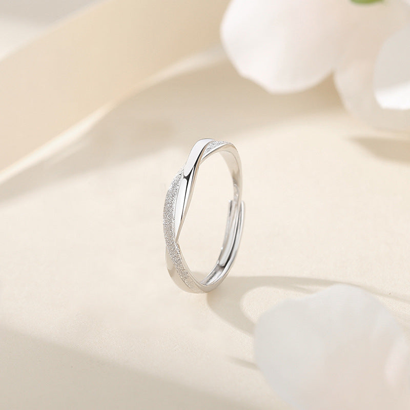Women's & Men's Mobius Strip Couple Simple Style Valentine's Rings
