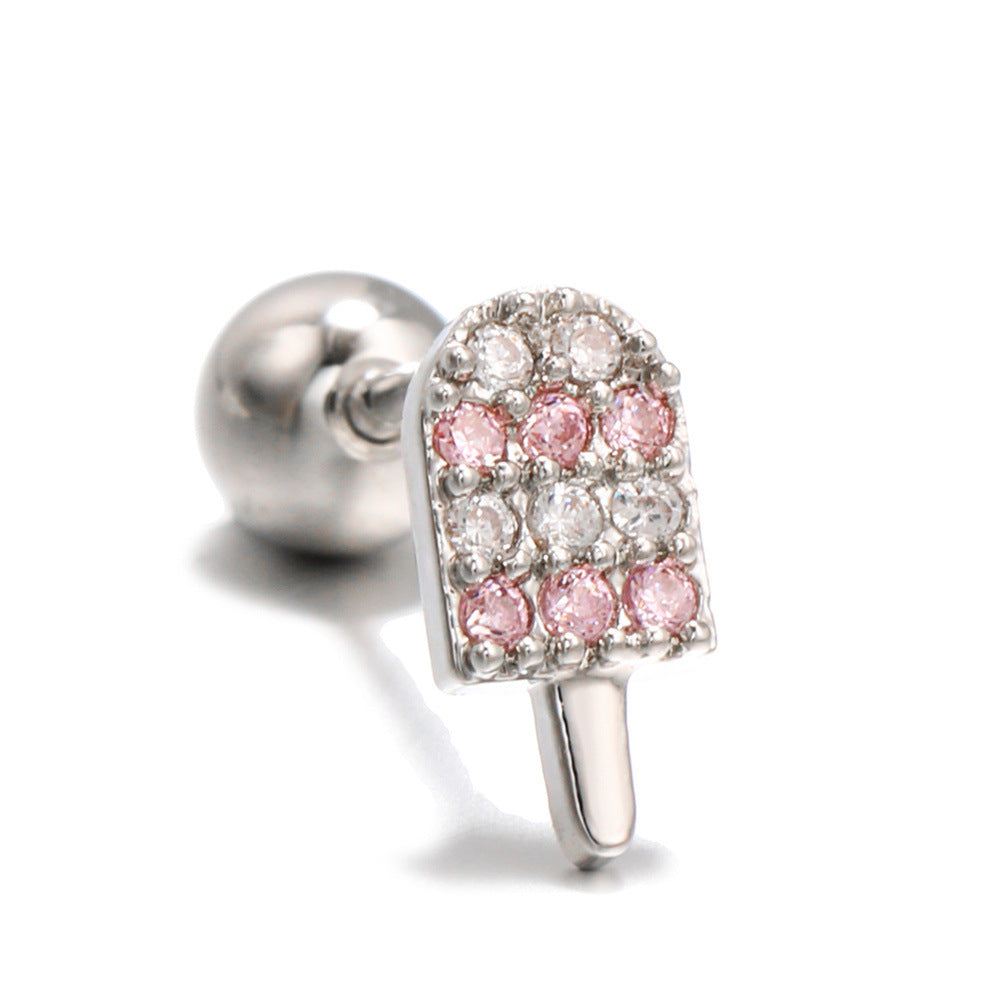 Candy Ear Bone Lollipop Ice Cream Earrings