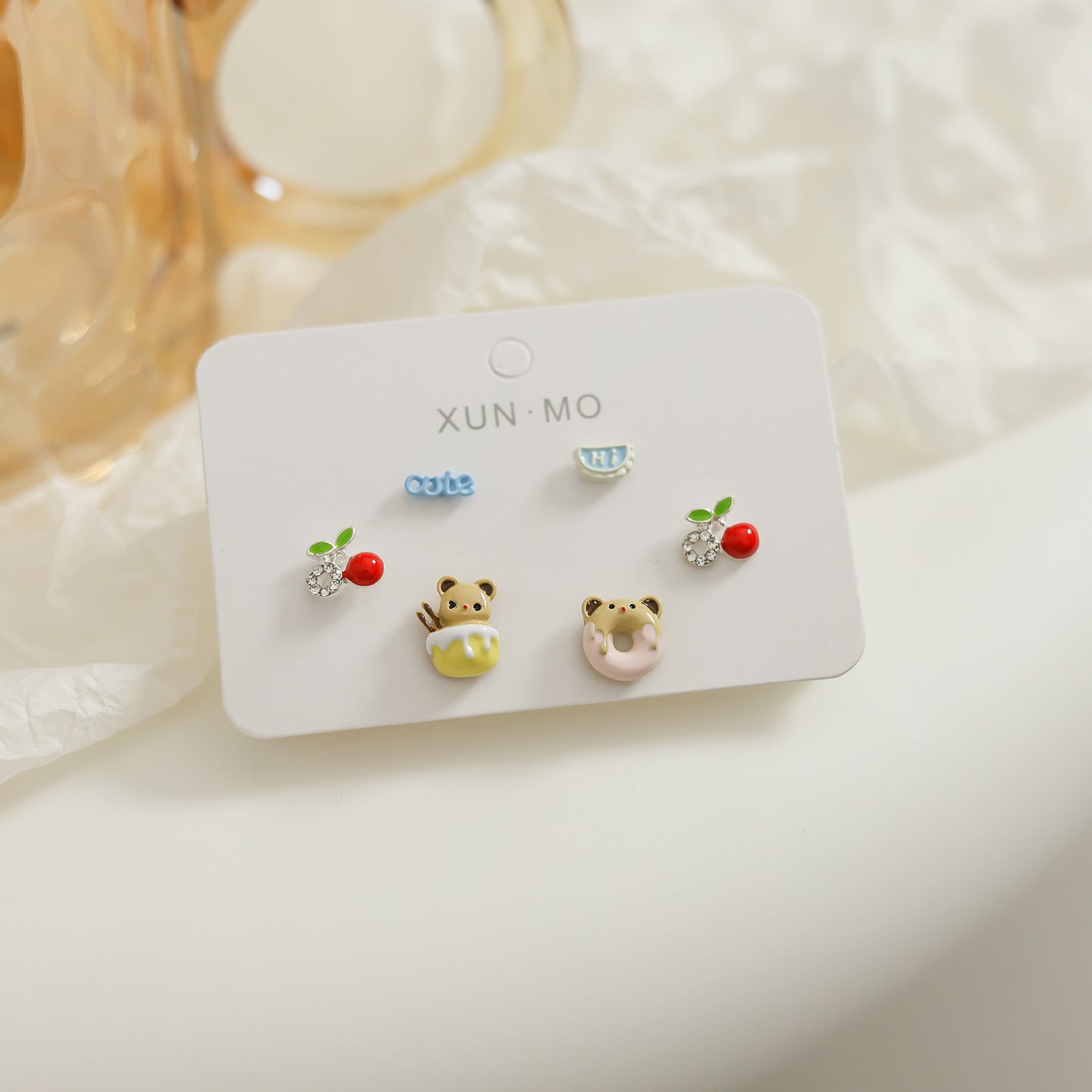 Cartoon Cat Sier Suit Small Childlike Sleeping No Rings