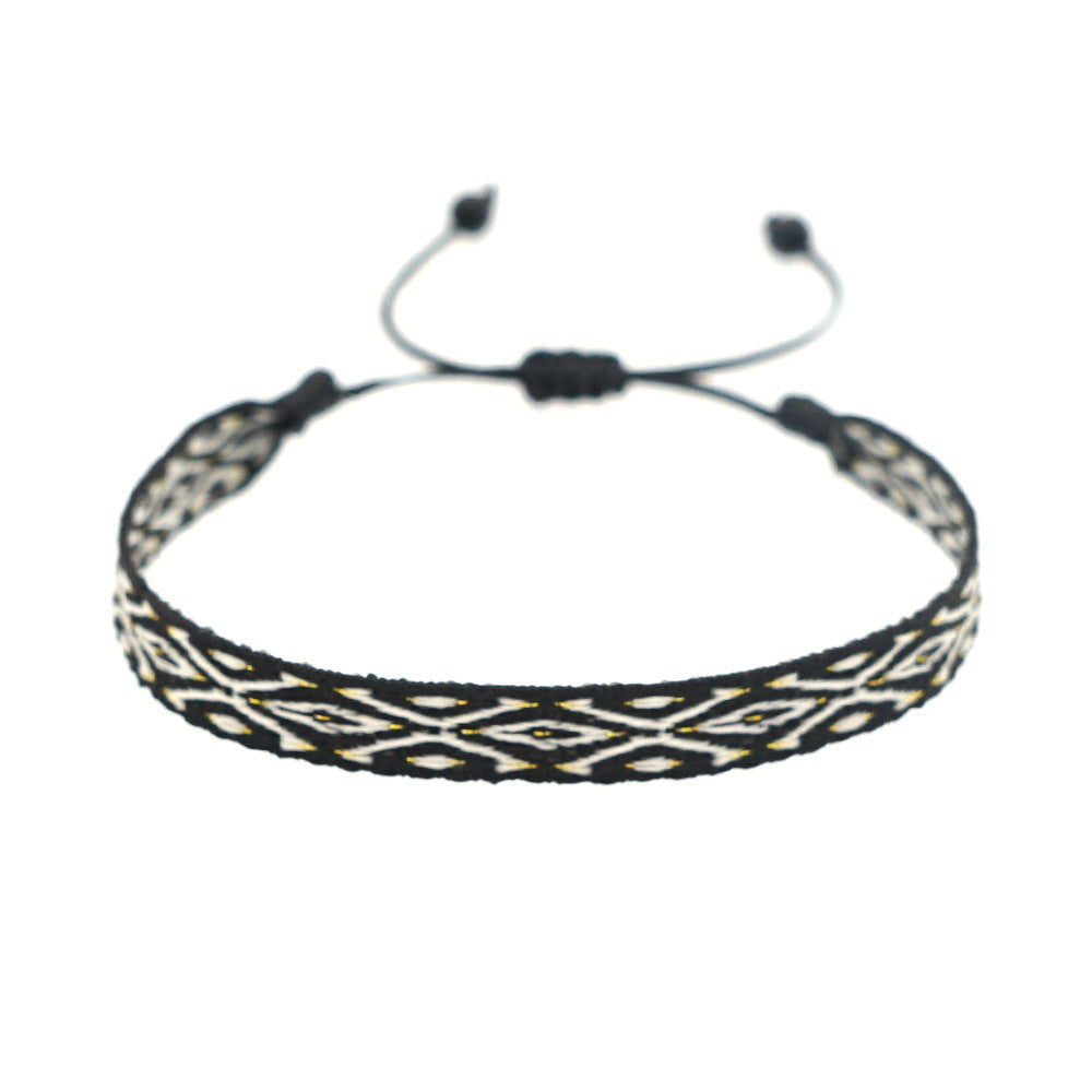 Women's South American Columbia Ethnic Style Webbing Bracelets