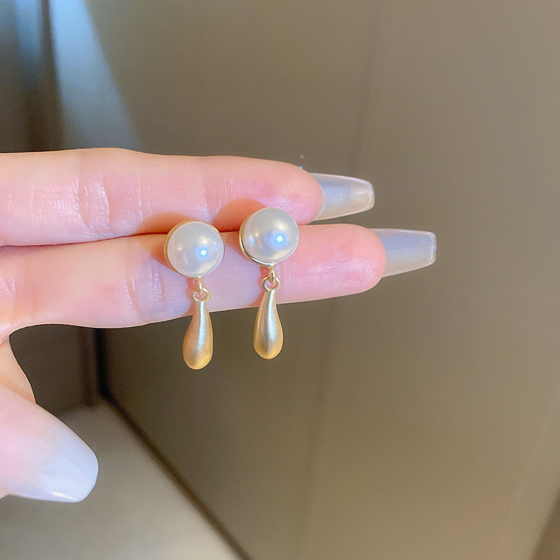 Sier High Sense All Match Fashion Earrings