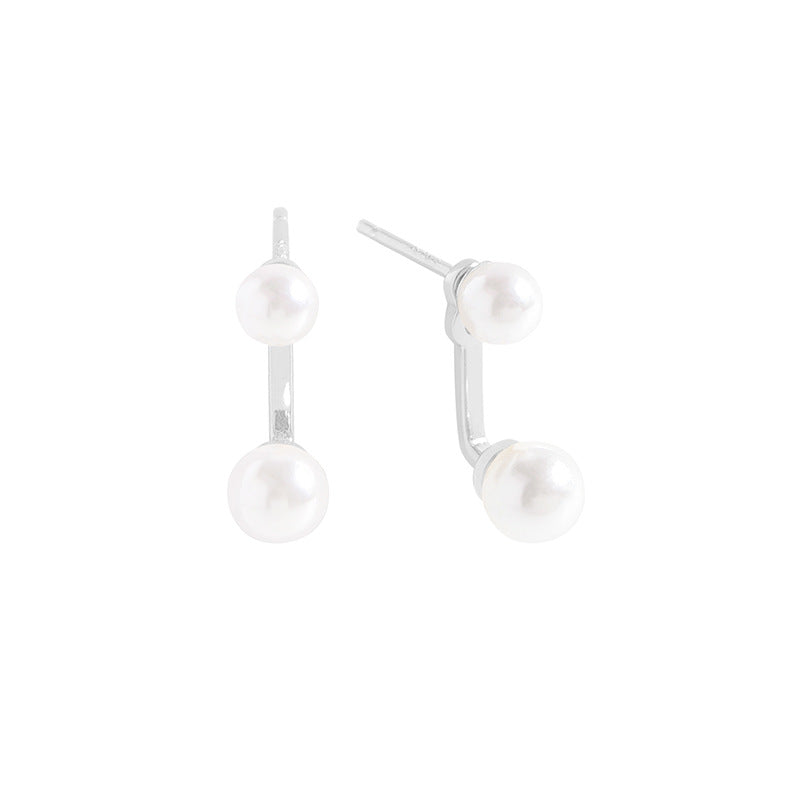 Women's Style Special Interest Light Luxury Design Sense Minimalist Sterling Earrings