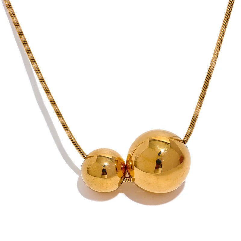 Fashion Simple Love Stainless Steel Ornament Necklaces