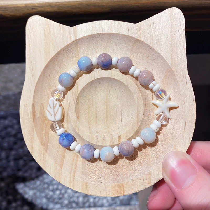 Children's Ceramic Niche High-grade Beaded Cute Small Bracelets