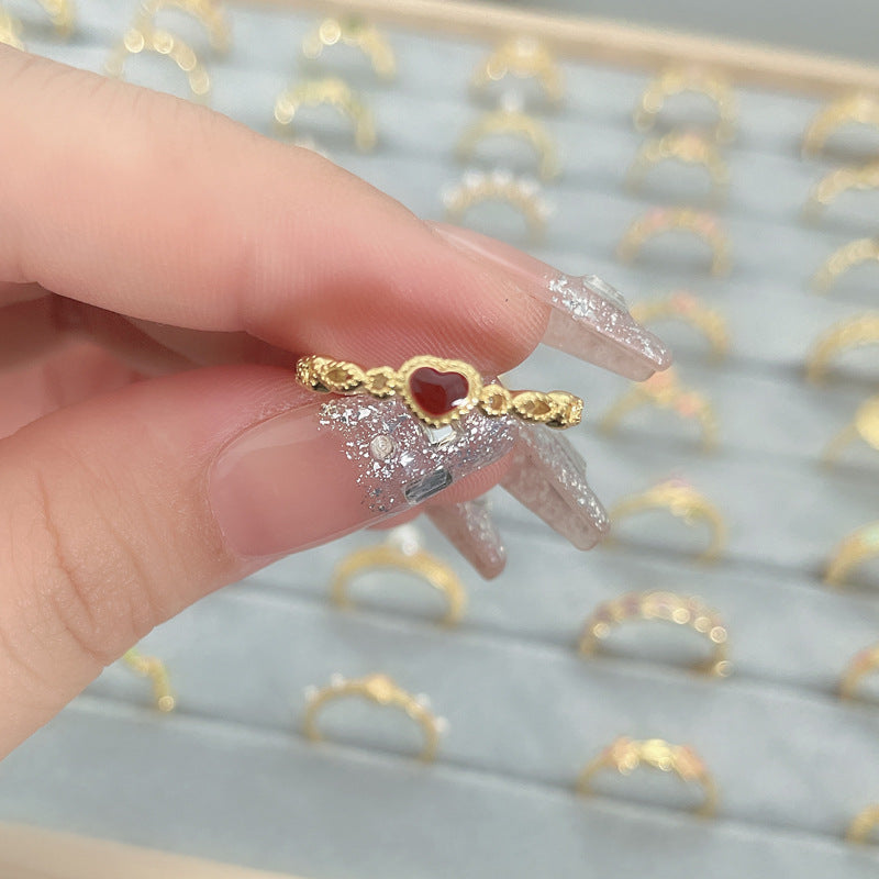 Flower Fashion Personalized Opening Adjustable Index Finger Rings