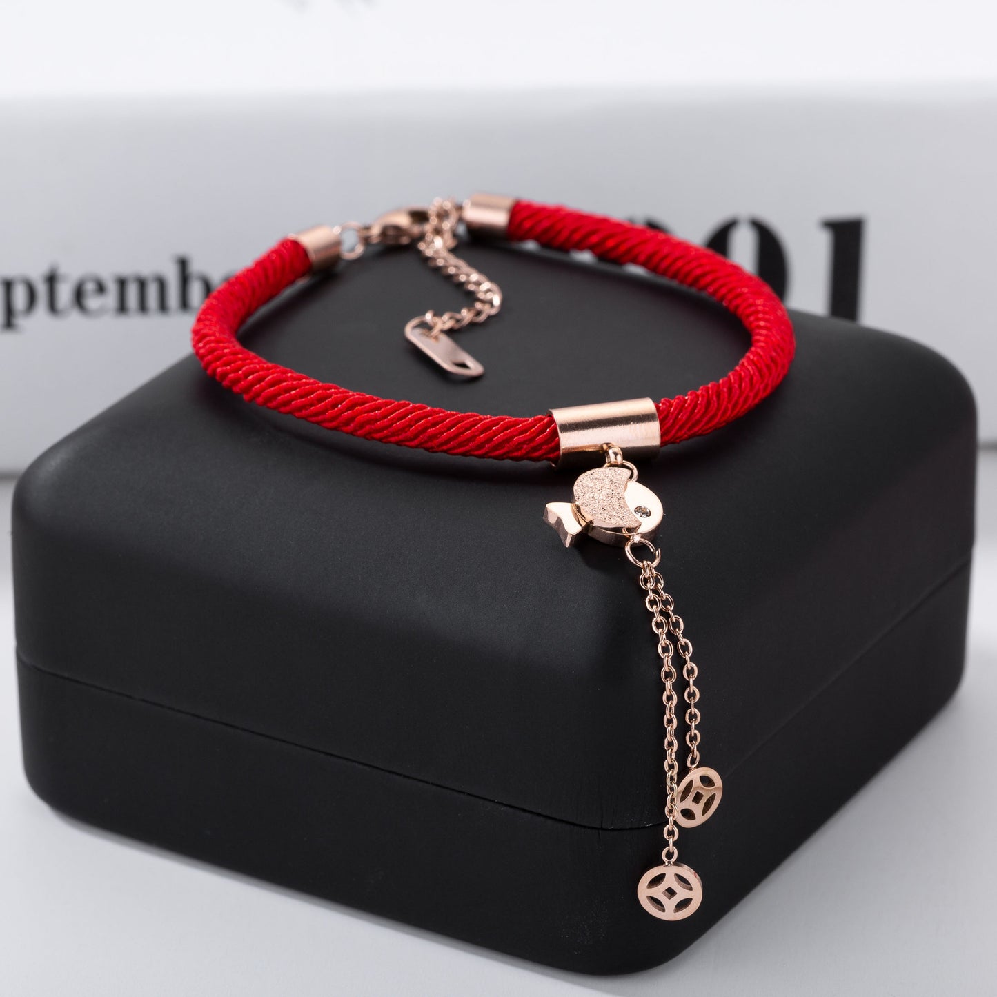 Women's Rose Plated Gold Money Bag Hand Bracelets
