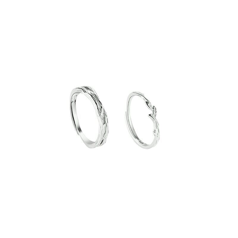 Pair Design Opening Adjustable Commemorative Gift For Rings