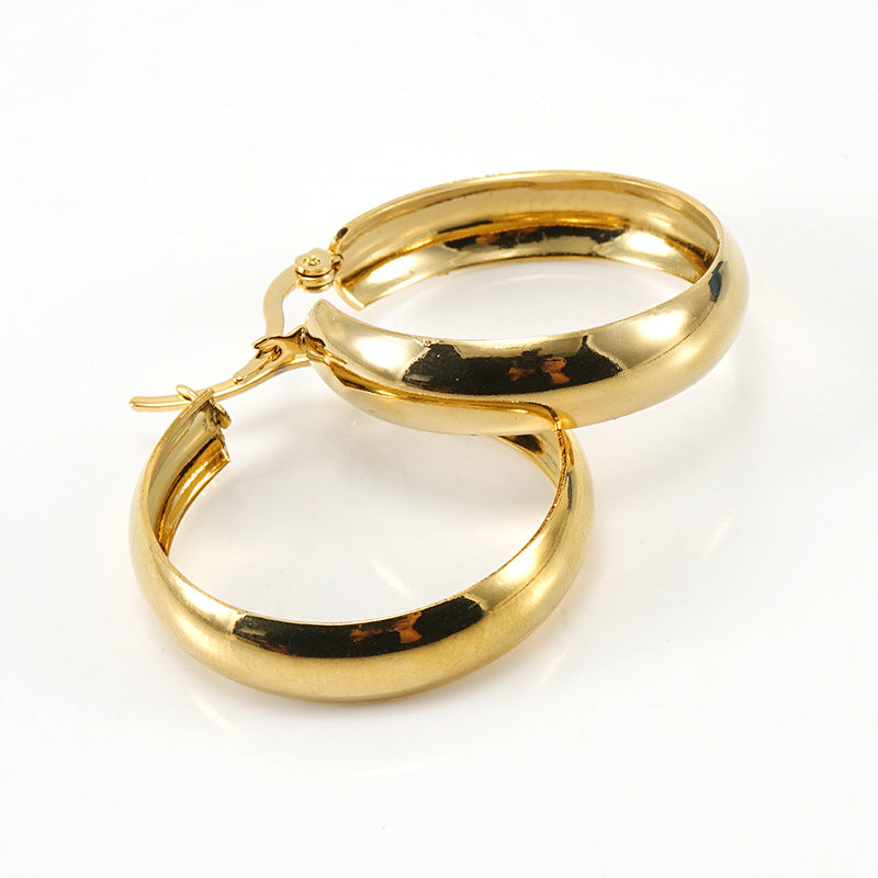 Fashion Stainless Steel Fabulous Personality Female Earrings