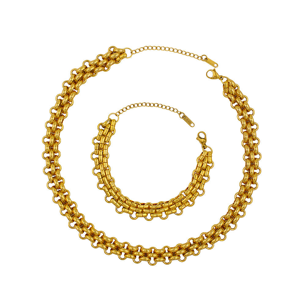 Light Luxury Titanium Steel Collar Clavicle Chain Necklaces
