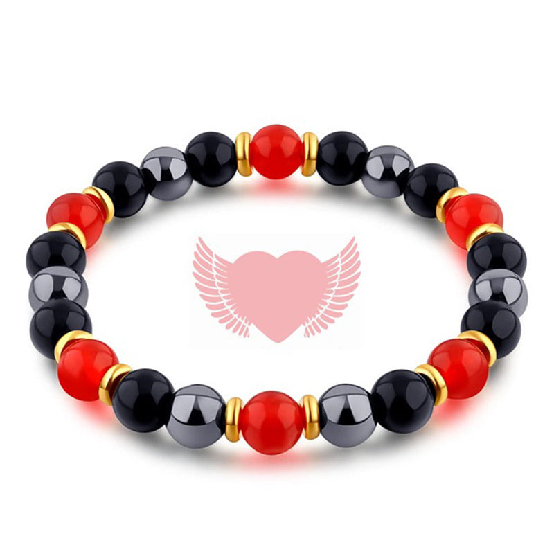 Egg Stone Magnet Green Young Three Bracelets