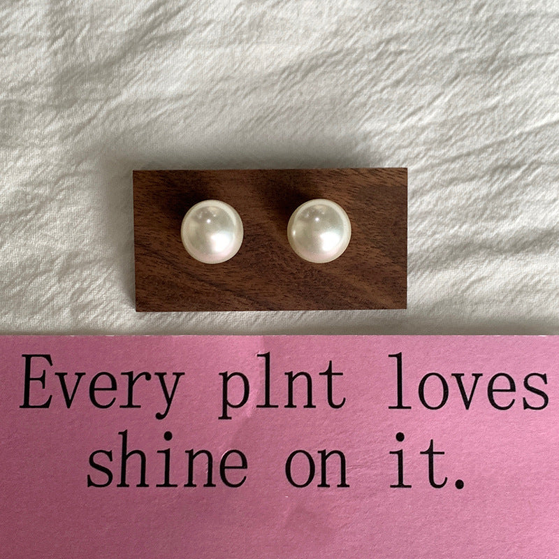 Women's Style High-grade Pearl For Sterling Sier Earrings