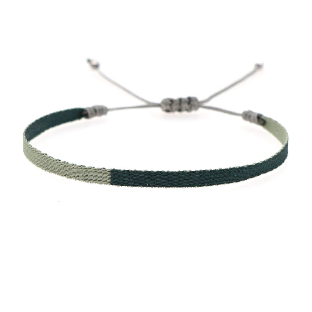 Women's South American Columbia Ethnic Style Webbing Bracelets