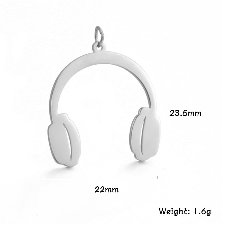 Musical Instrument Modeling Guitar Microphone Headset Saxophone Pendants