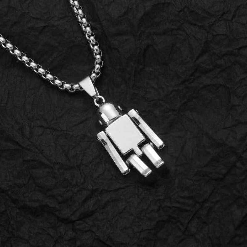 Women's & Men's Dog Tag Titanium Steel Trendy Cool Necklaces