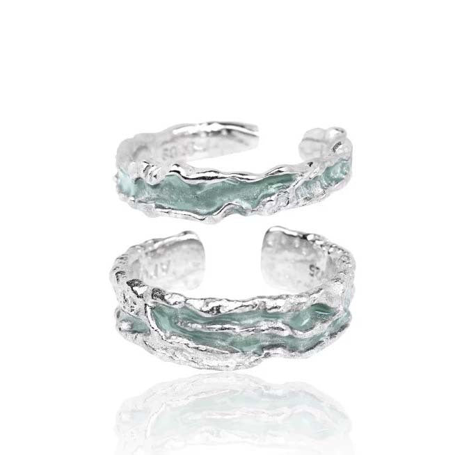 Epoxy Oath Of Love Wedding Valentine's Rings