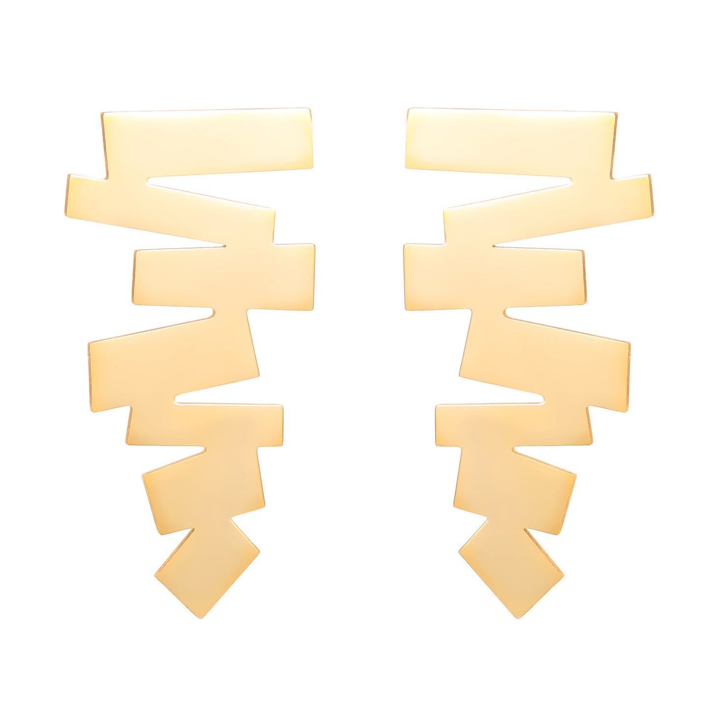 Women's Exaggerated Personalized Irregular Pleated Texture Leaf Rings