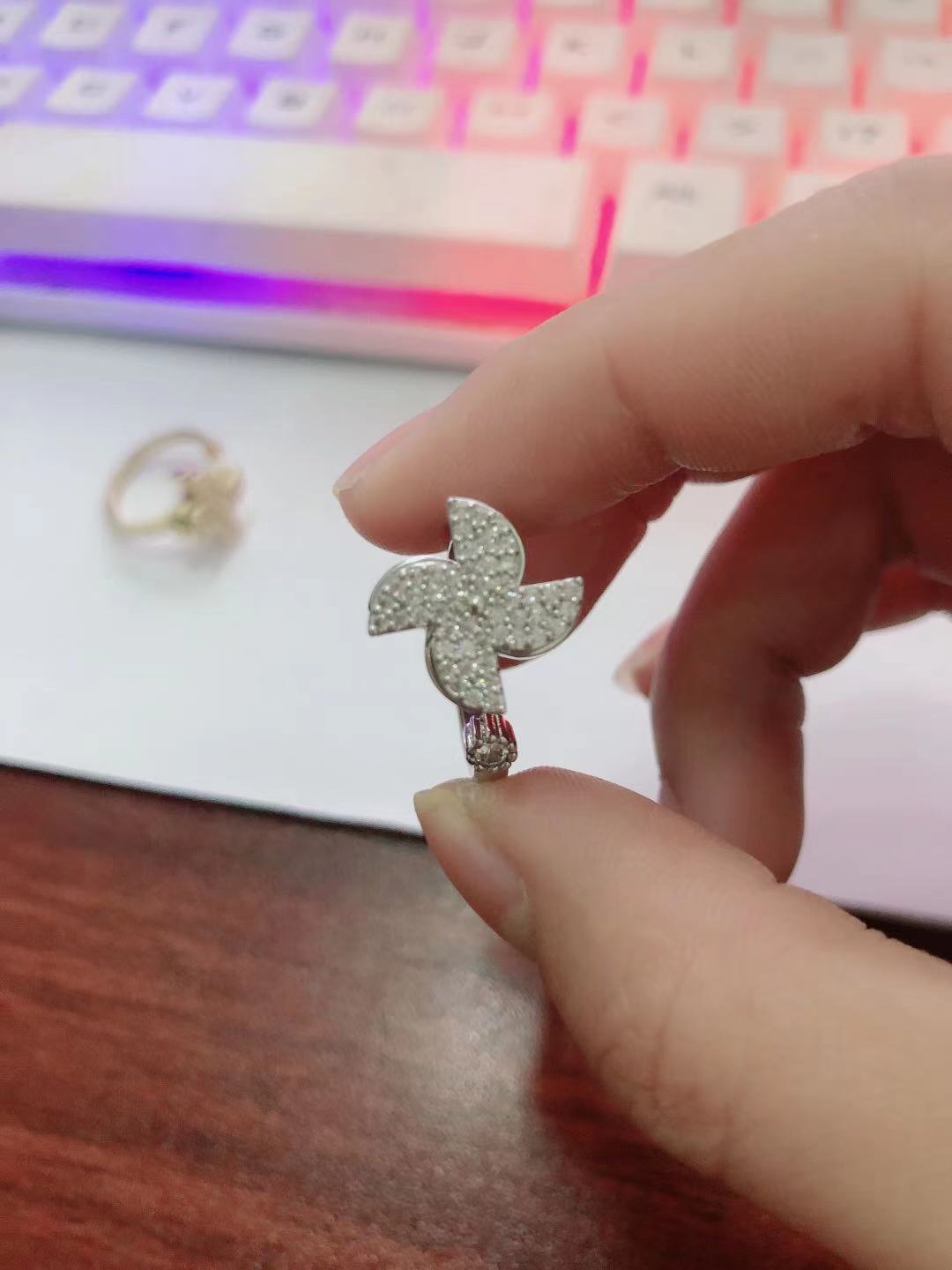 Light Luxury Minority Design High Texture Rings