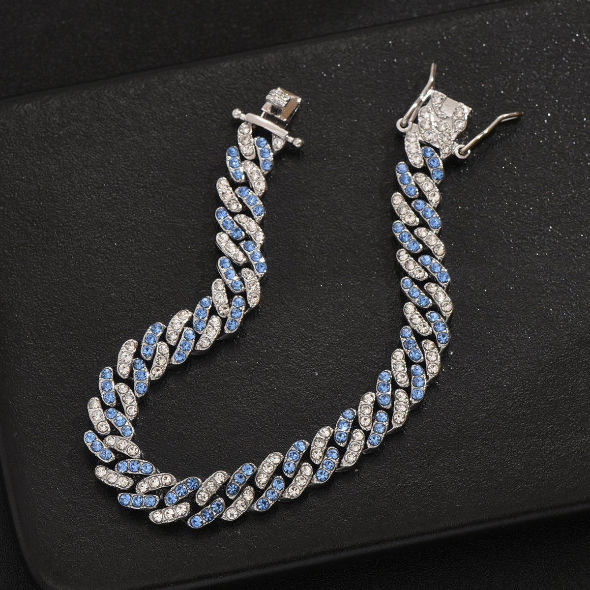 Men's Zircon Cross Design Clavicle Chain Hip Necklaces