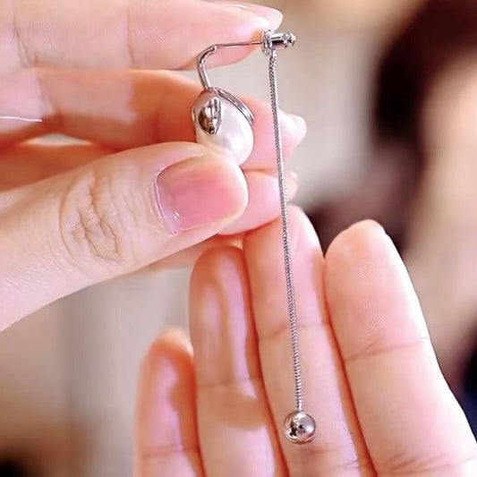 Retro Temperament Long Ear Threads Design Earrings