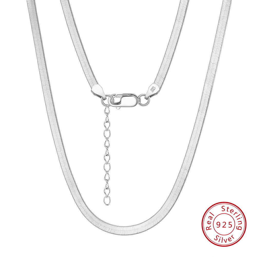 Sier Choker Cuban Link Chain Car Necklaces