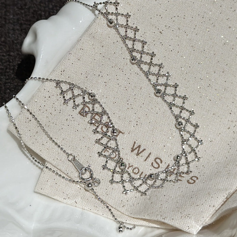 Sterling Sier Italian Craft Lace Design Necklaces