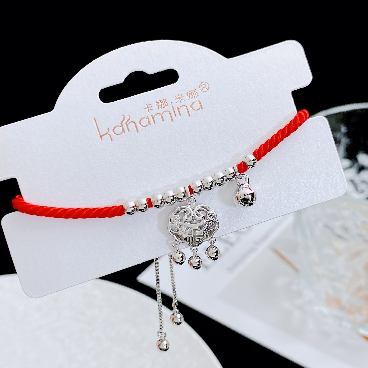 Women's Fashion Life Red Rope Trendy Chinese Safety Bracelets