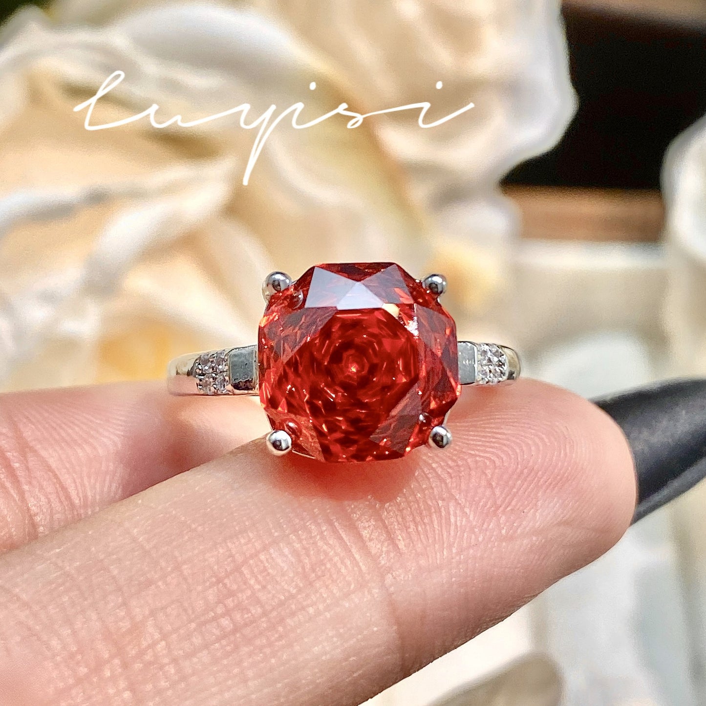 Cut Purple Diamond High Carbon Gorgeous Rings