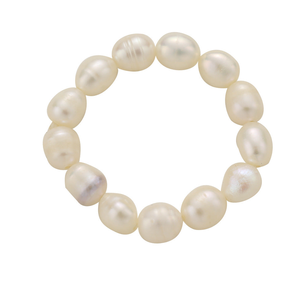 Women's Fashion Resin High-grade Temperament Freshwater Irregular Rings