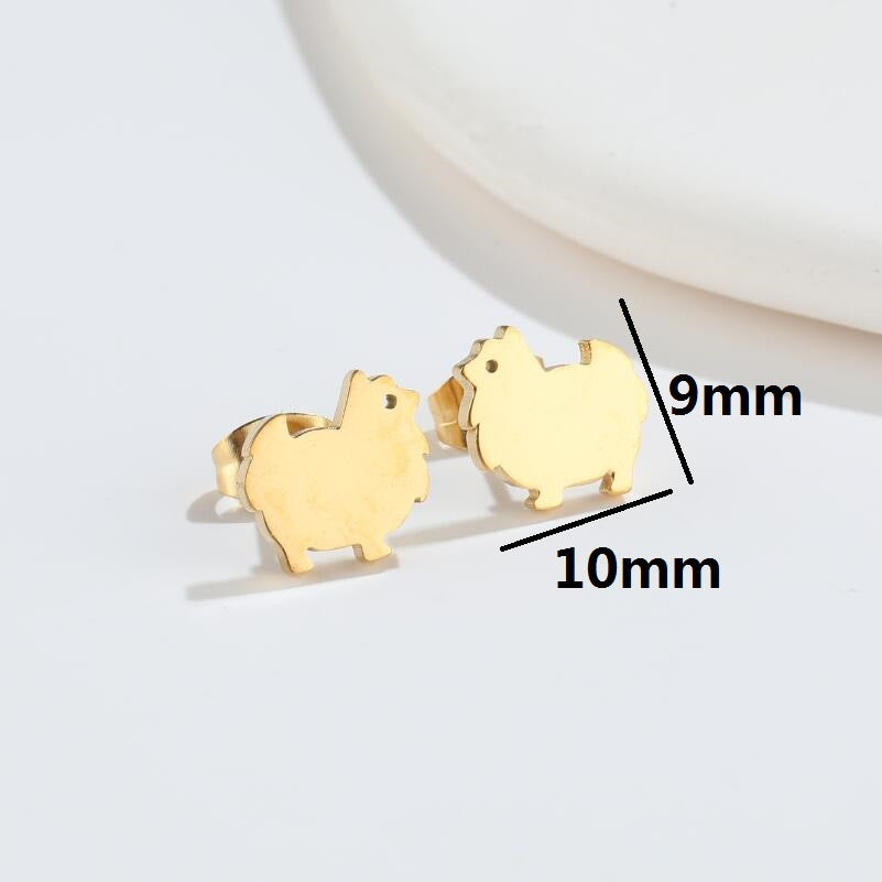 Stainless Steel Zodiac Animal Fashion Pig Rings