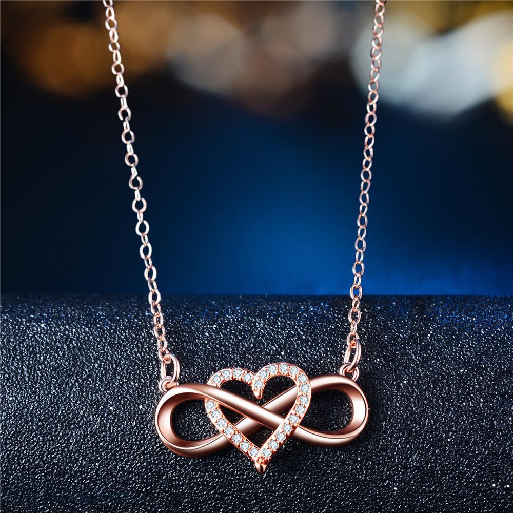 Women's Creative Link Love Infinite Loop High-grade Necklaces